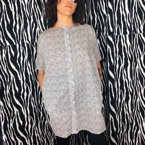 Black & White Printed Shirtdress special from UO